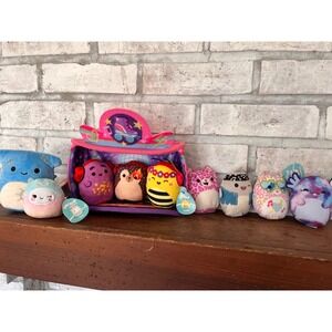 Lot 9 Squishmallows & Squishville Roller Rink